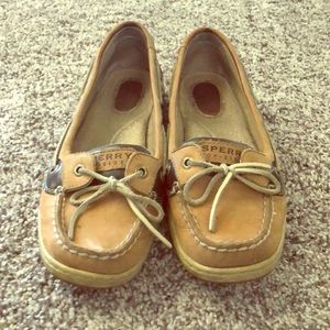 Original Sperry shoes! Leopard print on the side